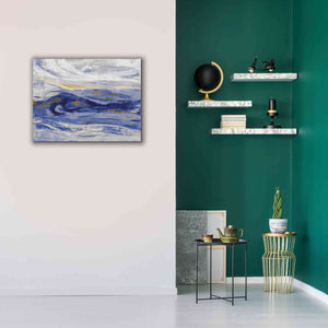 'Estuary Blue' by Silvia Vassileva, Canvas Wall Art,34 x 26