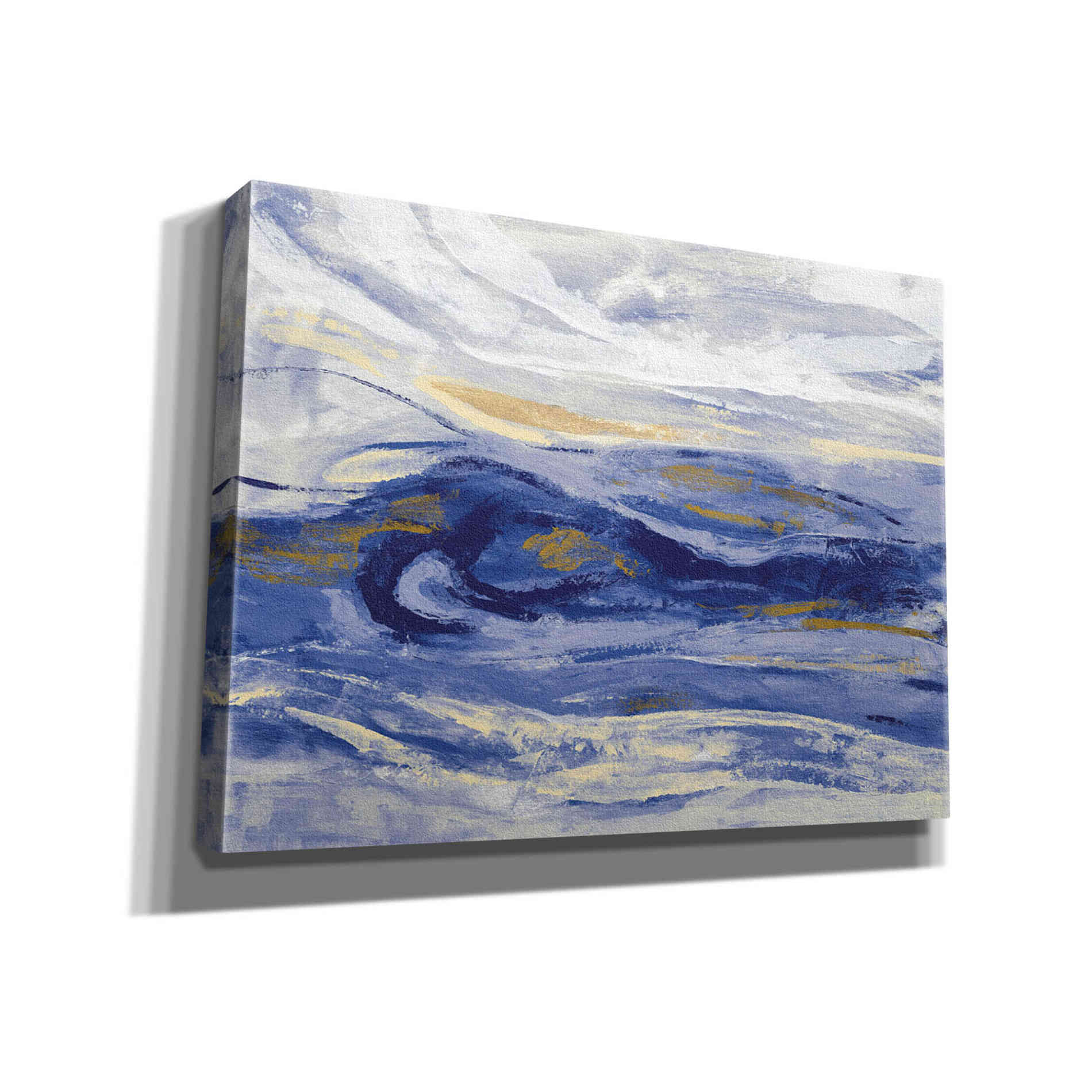 'Estuary Blue' by Silvia Vassileva, Canvas Wall Art,16x12x1.1x0,26x18x1.1x0,34x26x1.74x0,54x40x1.74x0