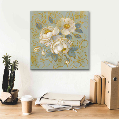 Image of 'Sage Floral I' by Silvia Vassileva, Canvas Wall Art,18 x 18