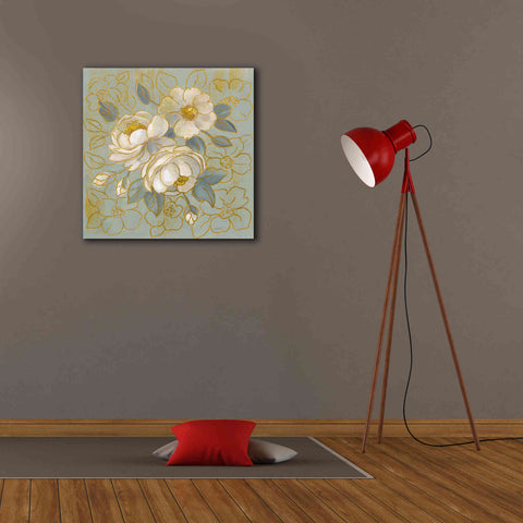 Image of 'Sage Floral I' by Silvia Vassileva, Canvas Wall Art,26 x 26