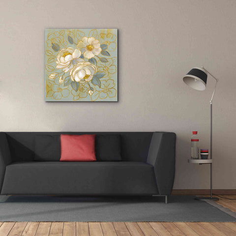 Image of 'Sage Floral I' by Silvia Vassileva, Canvas Wall Art,37 x 37