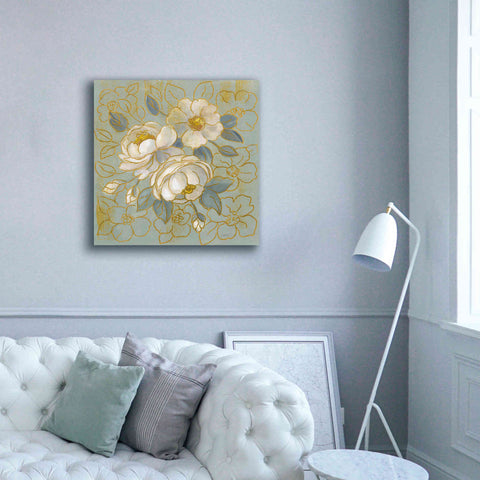Image of 'Sage Floral I' by Silvia Vassileva, Canvas Wall Art,37 x 37