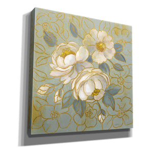 'Sage Floral I' by Silvia Vassileva, Canvas Wall Art,12x12x1.1x0,18x18x1.1x0,26x26x1.74x0,37x37x1.74x0
