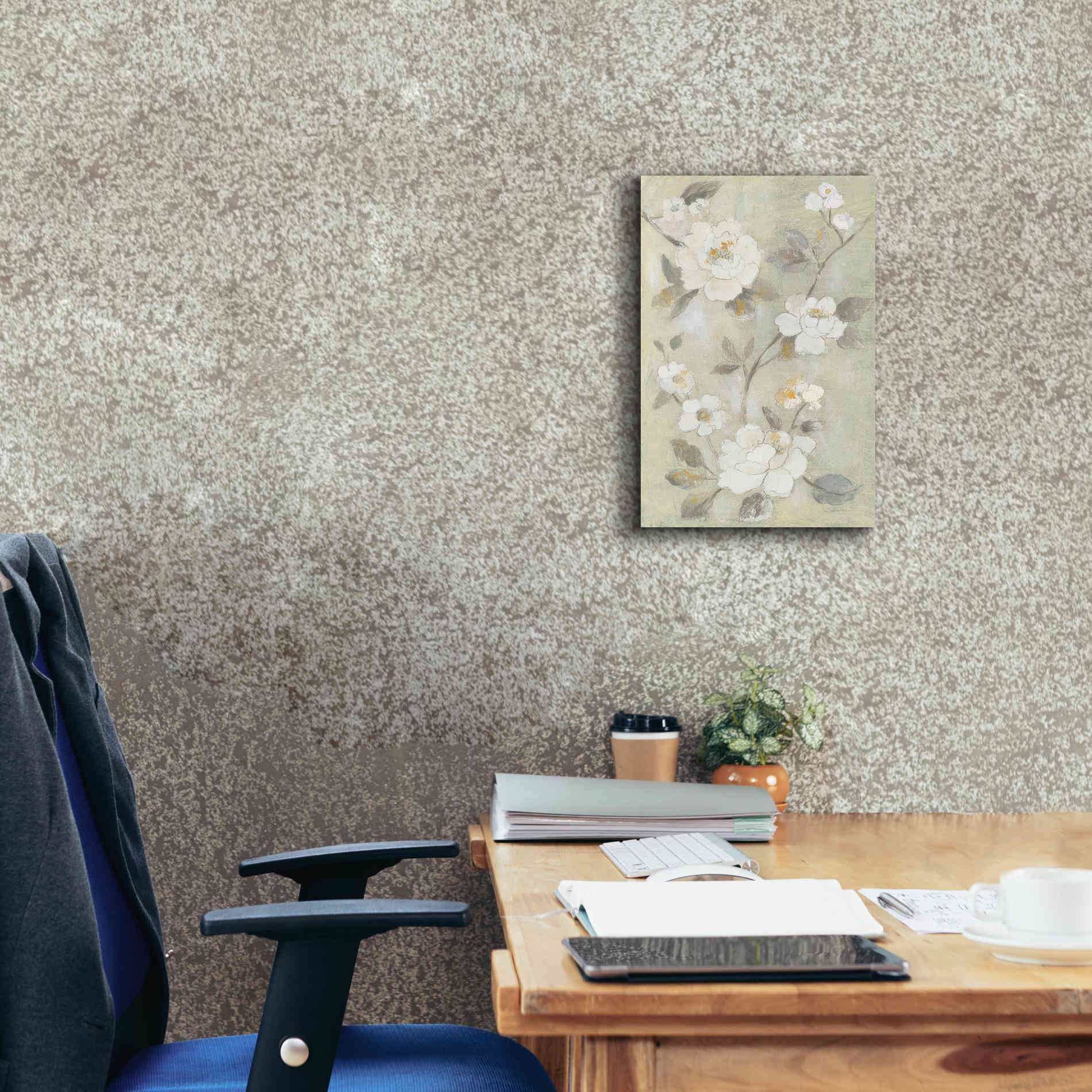 'Romantic Spring Flowers I White' by Silvia Vassileva, Canvas Wall Art,12 x 18