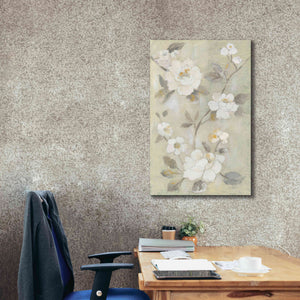 'Romantic Spring Flowers I White' by Silvia Vassileva, Canvas Wall Art,26 x 40