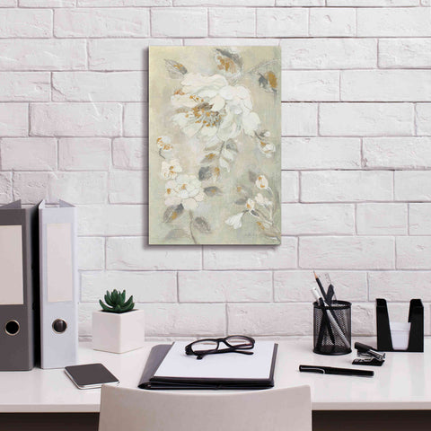 Image of 'Romantic Spring Flowers II White' by Silvia Vassileva, Canvas Wall Art,12 x 18