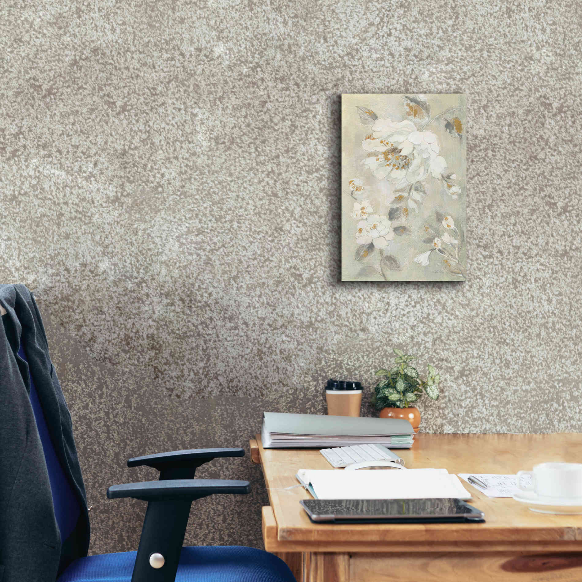 'Romantic Spring Flowers II White' by Silvia Vassileva, Canvas Wall Art,12 x 18