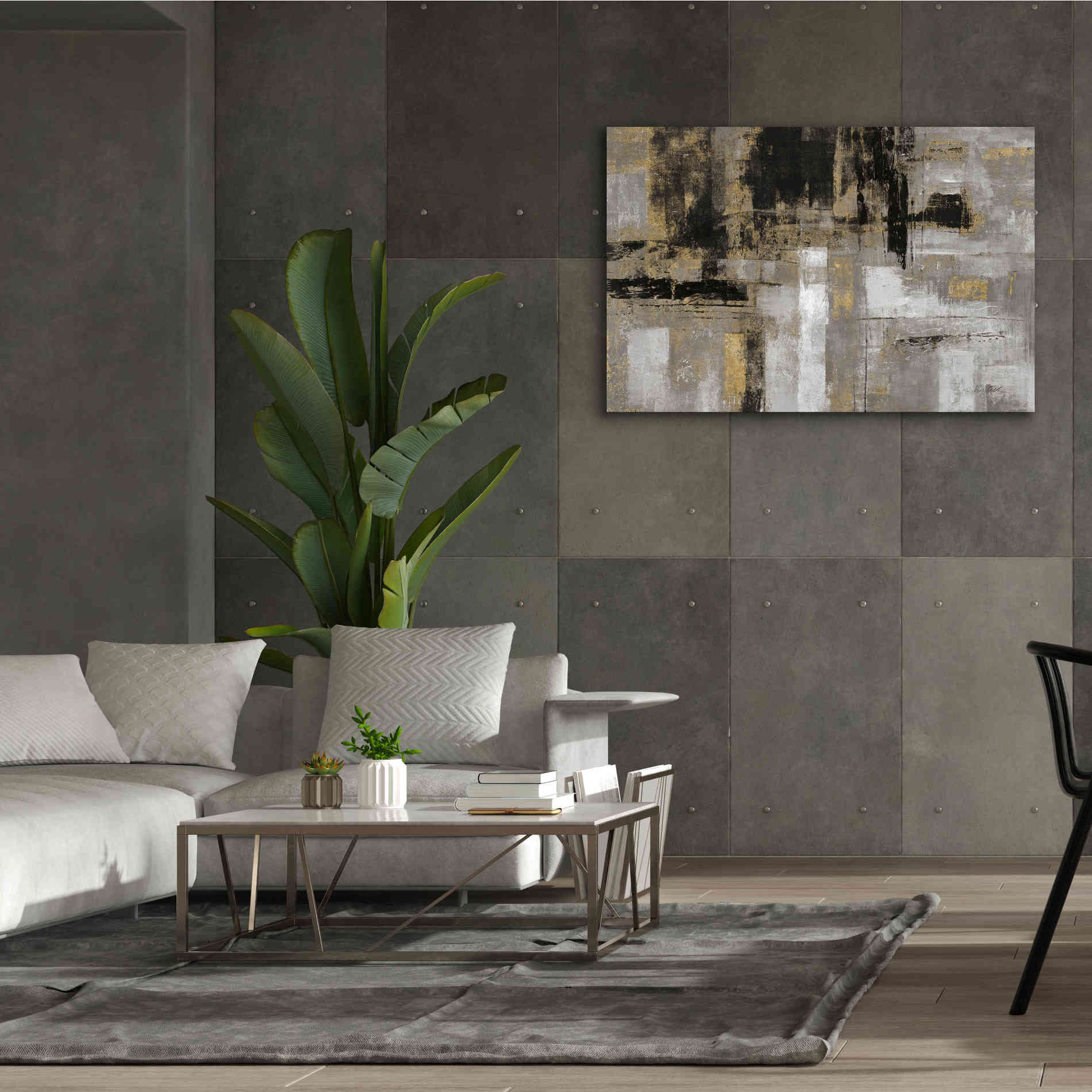 'Smoky Harbor Sunset' by Silvia Vassileva, Canvas Wall Art,60 x 40