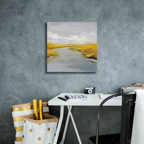 Image of 'Maine Fall River' by Silvia Vassileva, Canvas Wall Art,18 x 18