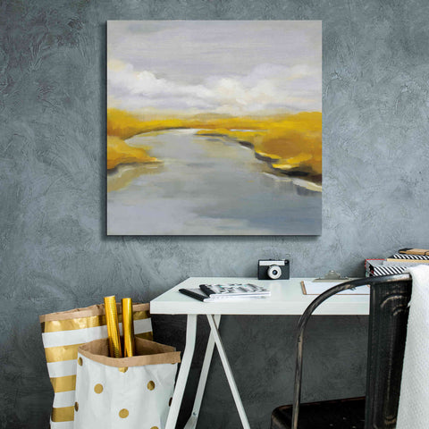 Image of 'Maine Fall River' by Silvia Vassileva, Canvas Wall Art,26 x 26