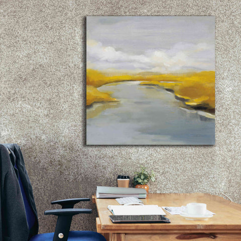 Image of 'Maine Fall River' by Silvia Vassileva, Canvas Wall Art,37 x 37