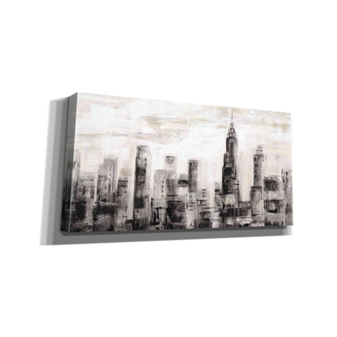 Image of 'Manhattan Skyline BW' by Silvia Vassileva, Canvas Wall Art,24x12x1.1x0,40x20x1.74x0,60x30x1.74x0
