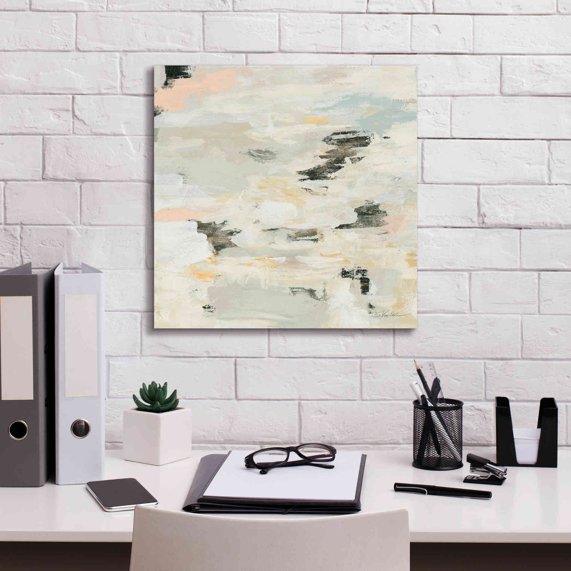 'Steps on Stones I Boho' by Silvia Vassileva, Canvas Wall Art,18 x 18