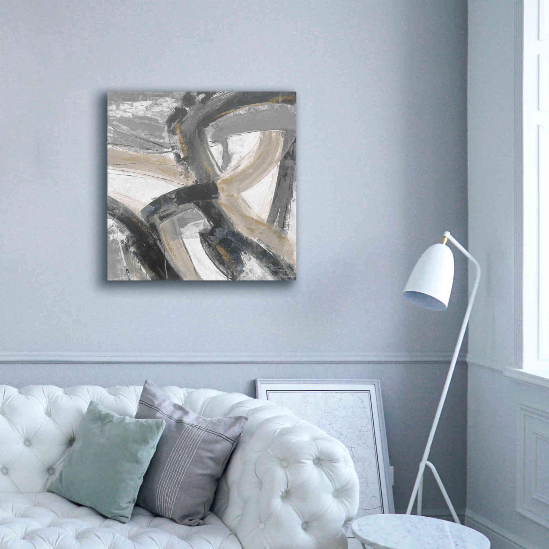 'Urban Graffiti II Neutral' by Silvia Vassileva, Canvas Wall Art,37 x 37