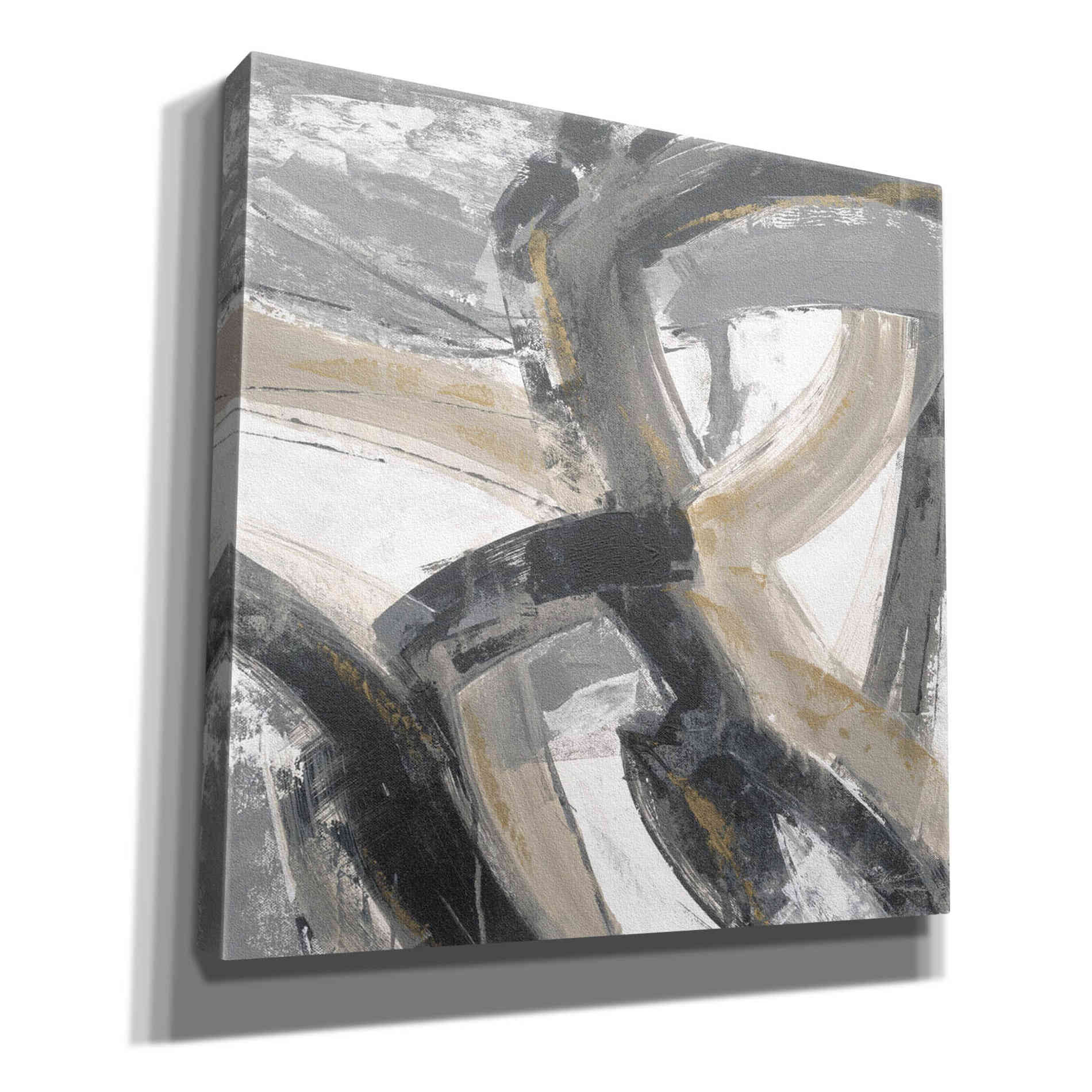 'Urban Graffiti II Neutral' by Silvia Vassileva, Canvas Wall Art,12x12x1.1x0,18x18x1.1x0,26x26x1.74x0,37x37x1.74x0