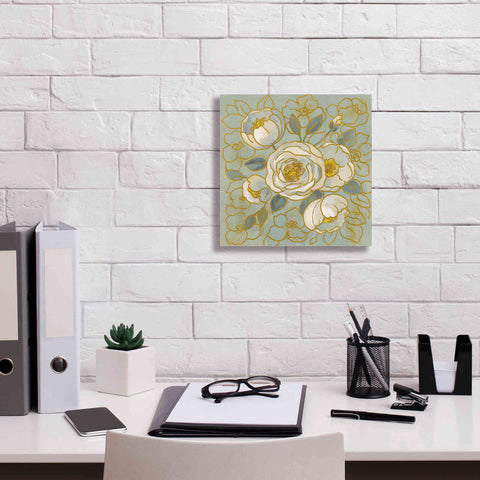 Image of 'Sage Floral II' by Silvia Vassileva, Canvas Wall Art,12 x 12