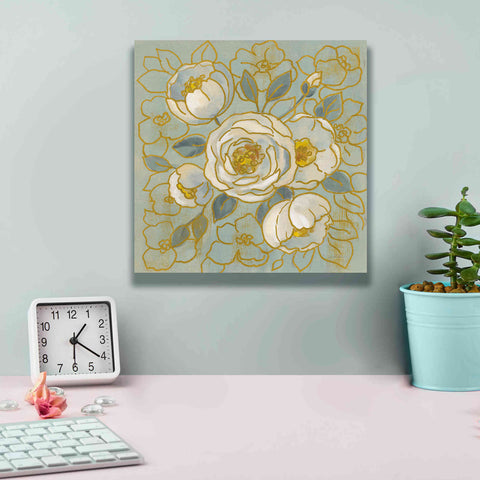 Image of 'Sage Floral II' by Silvia Vassileva, Canvas Wall Art,12 x 12