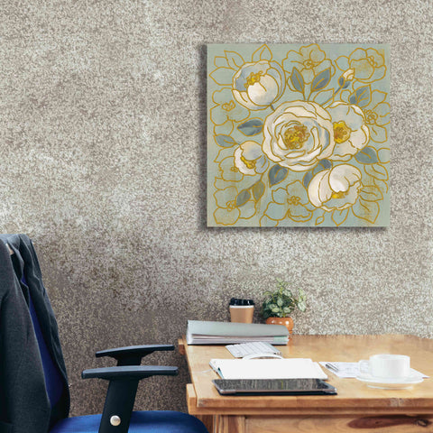Image of 'Sage Floral II' by Silvia Vassileva, Canvas Wall Art,26 x 26