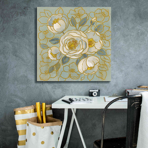 Image of 'Sage Floral II' by Silvia Vassileva, Canvas Wall Art,26 x 26