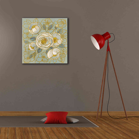Image of 'Sage Floral II' by Silvia Vassileva, Canvas Wall Art,26 x 26