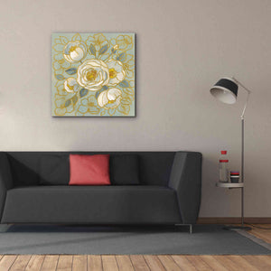 'Sage Floral II' by Silvia Vassileva, Canvas Wall Art,37 x 37