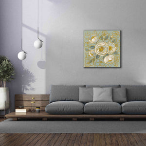 'Sage Floral II' by Silvia Vassileva, Canvas Wall Art,37 x 37