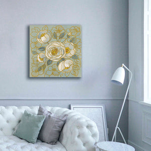 'Sage Floral II' by Silvia Vassileva, Canvas Wall Art,37 x 37