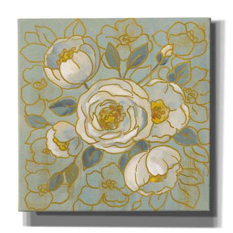 Image of 'Sage Floral II' by Silvia Vassileva, Canvas Wall Art,12x12x1.1x0,18x18x1.1x0,26x26x1.74x0,37x37x1.74x0