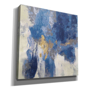 'Sparkle Abstract II Navy' by Silvia Vassileva, Canvas Wall Art,12x12x1.1x0,18x18x1.1x0,26x26x1.74x0,37x37x1.74x0