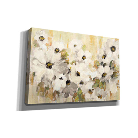 Image of 'White and Green Bloom' by Silvia Vassileva, Canvas Wall Art,18x12x1.1x0,26x18x1.1x0,40x26x1.74x0,60x40x1.74x0