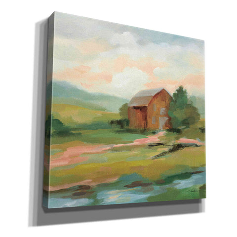 Image of 'Springtime Farm Pastel' by Silvia Vassileva, Canvas Wall Art,12x12x1.1x0,18x18x1.1x0,26x26x1.74x0,37x37x1.74x0