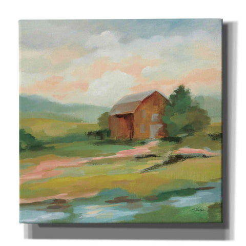 Image of 'Springtime Farm Pastel' by Silvia Vassileva, Canvas Wall Art,12x12x1.1x0,18x18x1.1x0,26x26x1.74x0,37x37x1.74x0