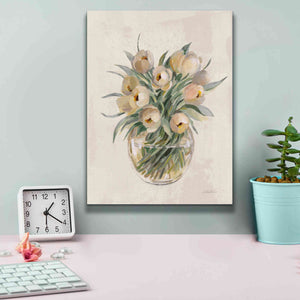 'Blush Floral Bouquet White' by Silvia Vassileva, Canvas Wall Art,12 x 16