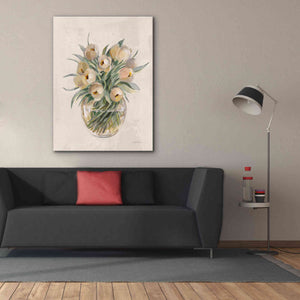 'Blush Floral Bouquet White' by Silvia Vassileva, Canvas Wall Art,40 x 54