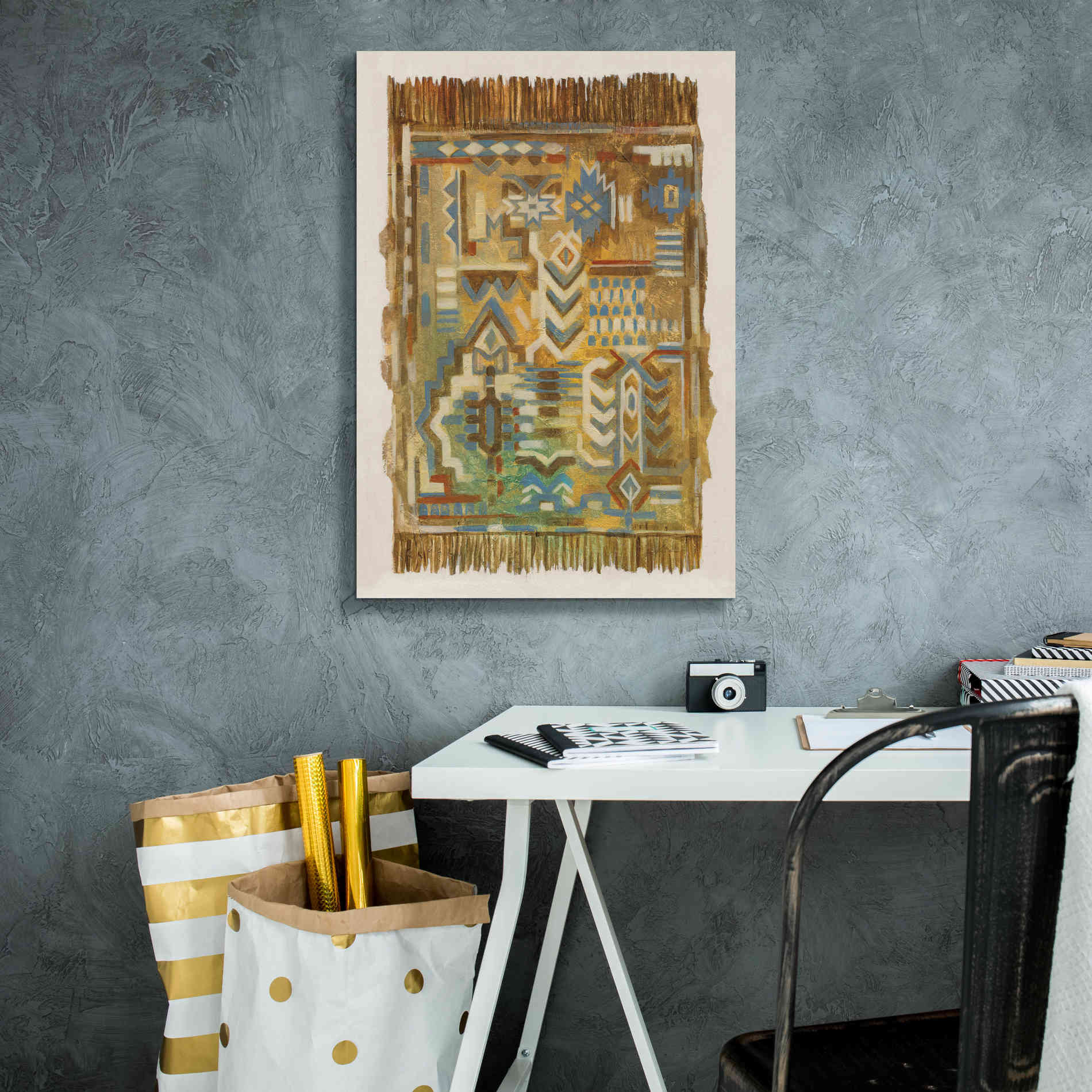 'Global Fragments I' by Silvia Vassileva, Canvas Wall Art,18 x 26