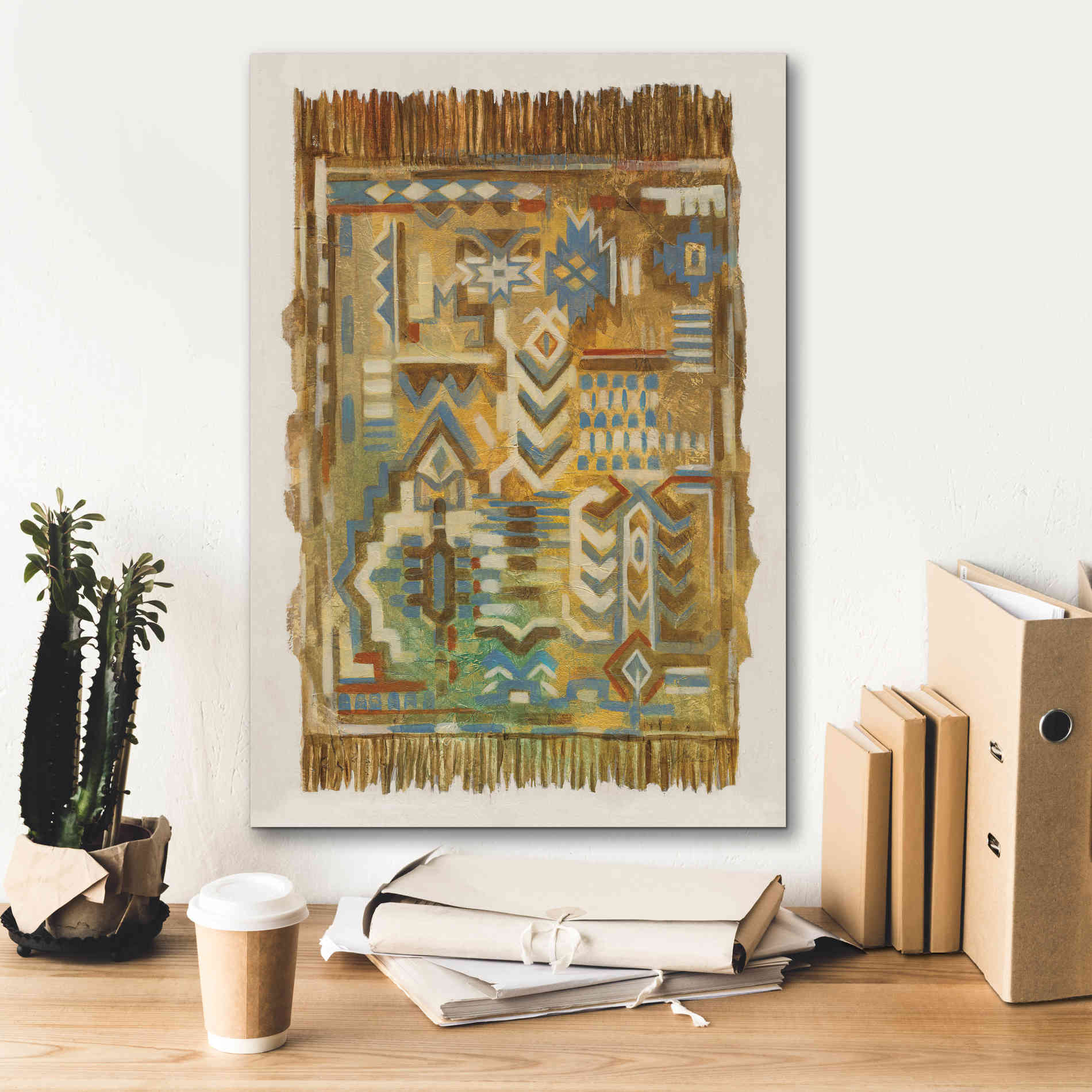 'Global Fragments I' by Silvia Vassileva, Canvas Wall Art,18 x 26