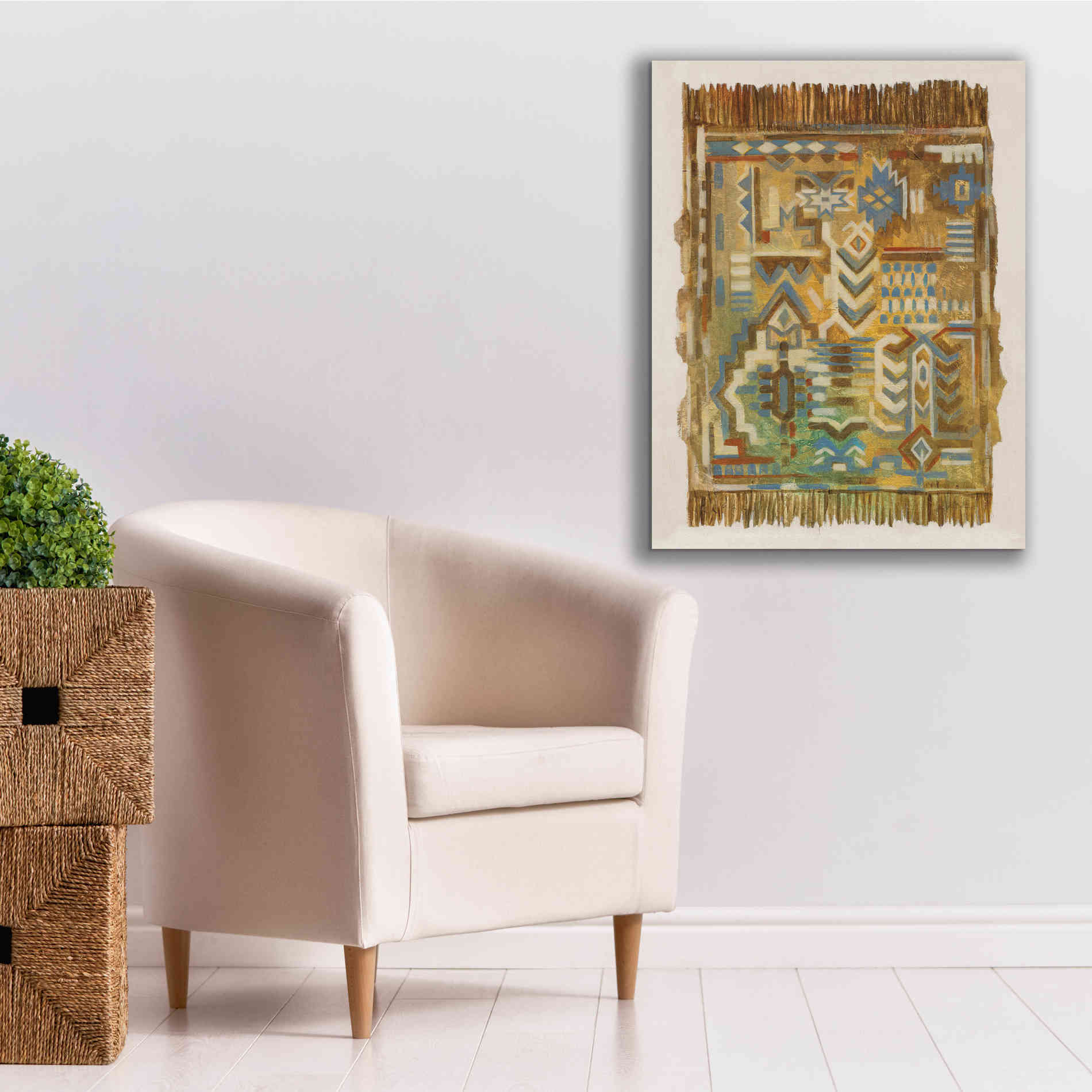 'Global Fragments I' by Silvia Vassileva, Canvas Wall Art,26 x 34