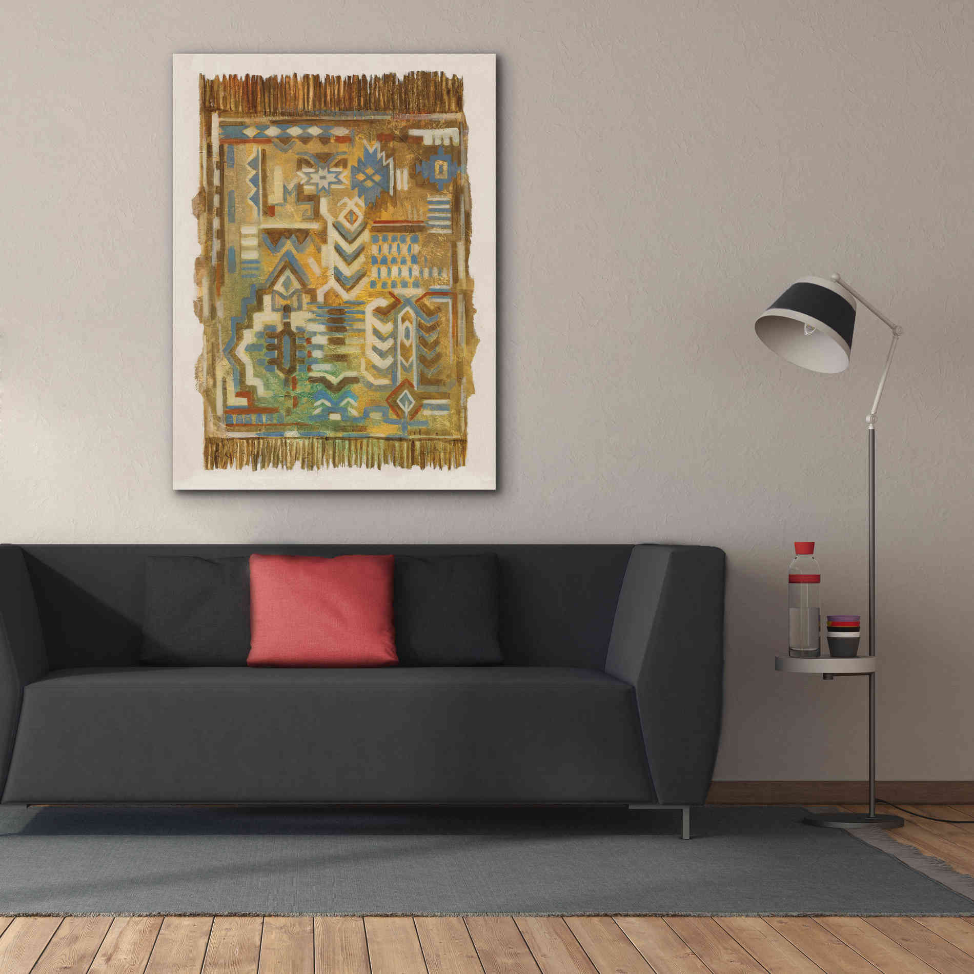 'Global Fragments I' by Silvia Vassileva, Canvas Wall Art,40 x 54