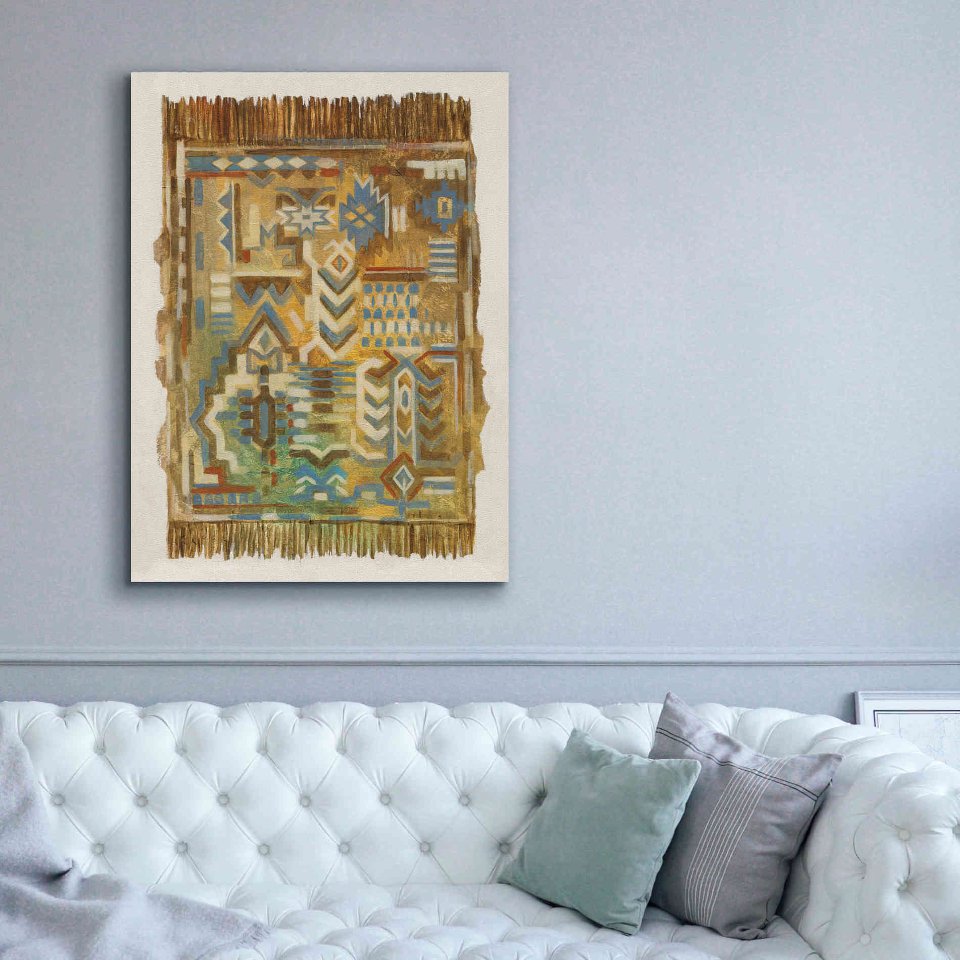 'Global Fragments I' by Silvia Vassileva, Canvas Wall Art,40 x 54