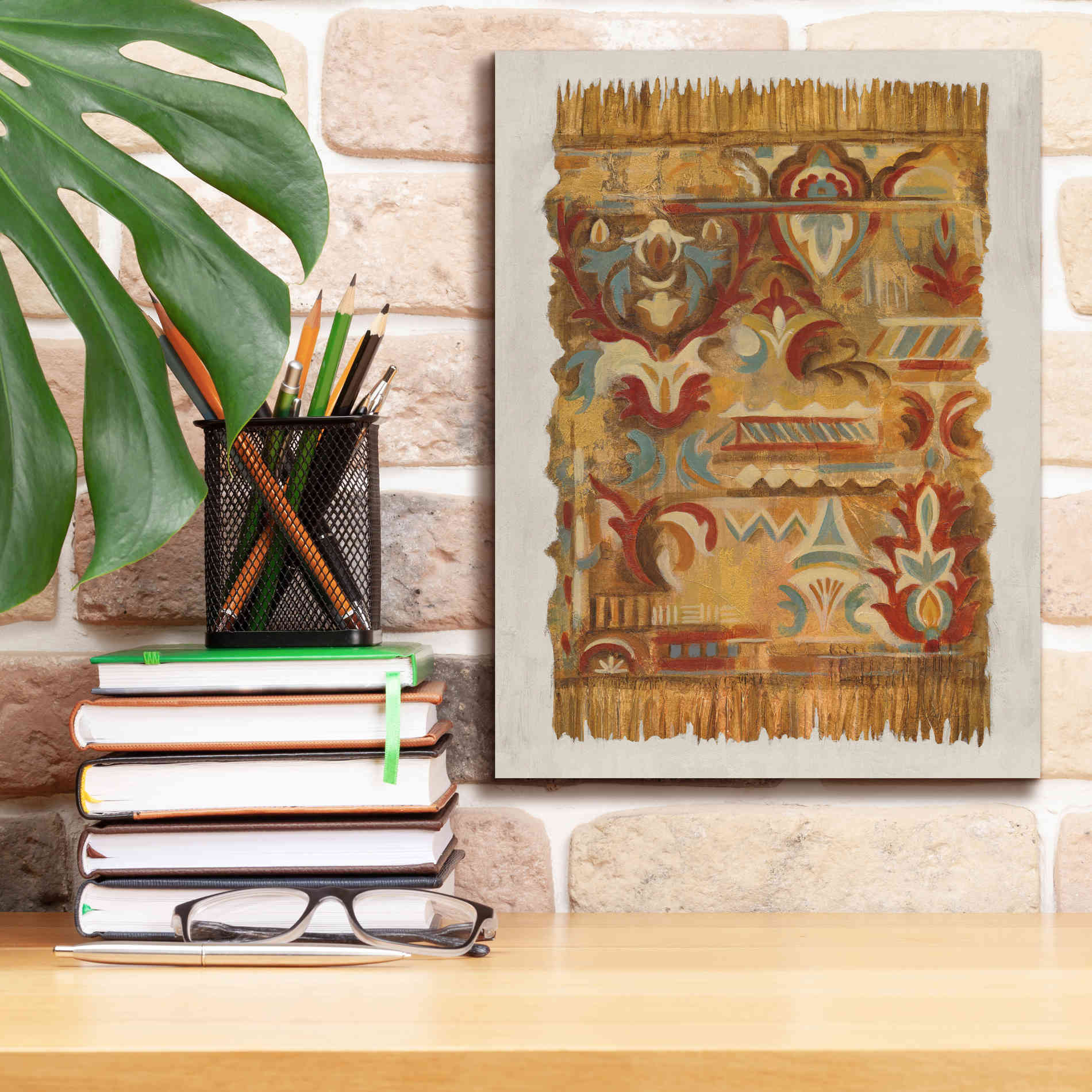 'Global Fragments II' by Silvia Vassileva, Canvas Wall Art,12 x 16