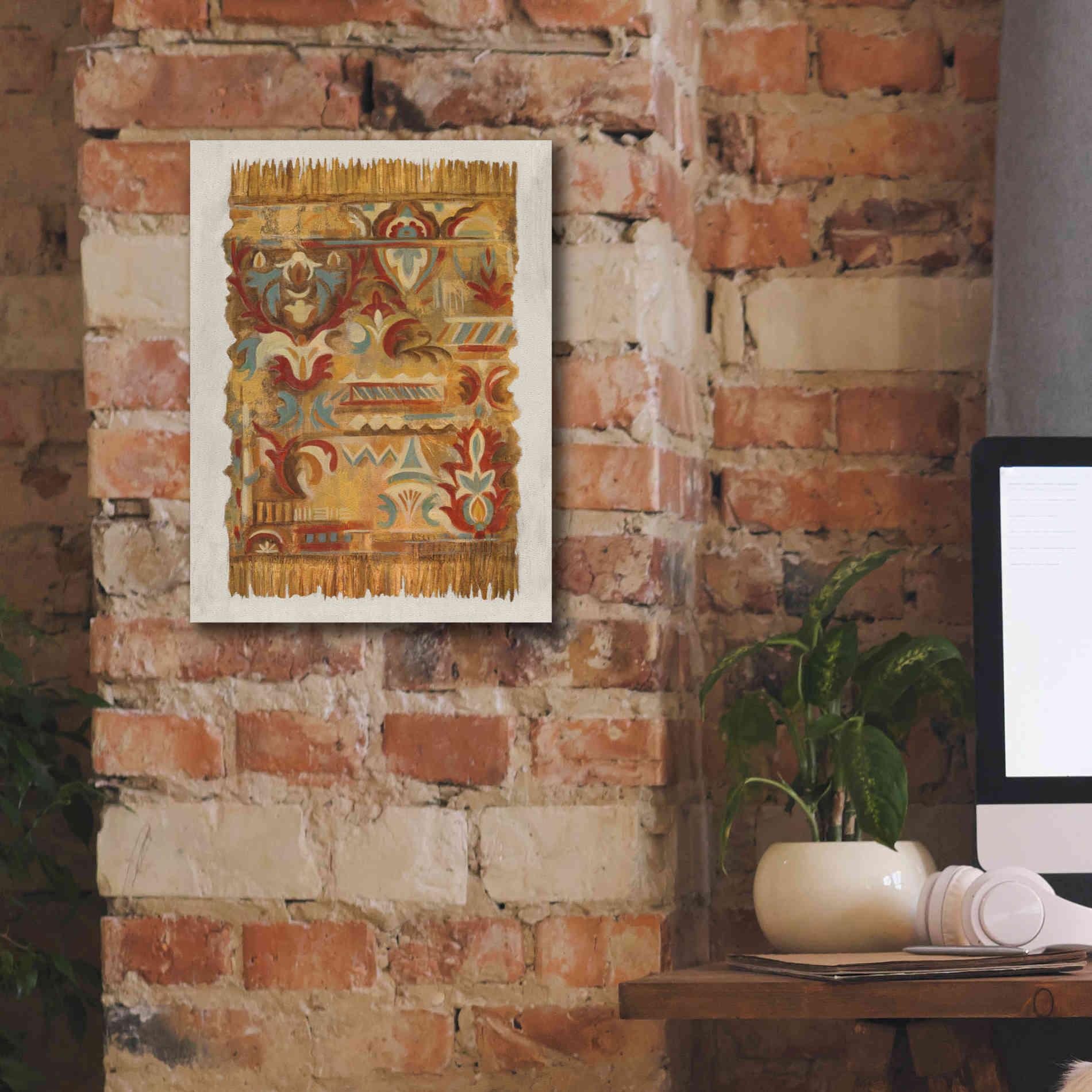 'Global Fragments II' by Silvia Vassileva, Canvas Wall Art,12 x 16