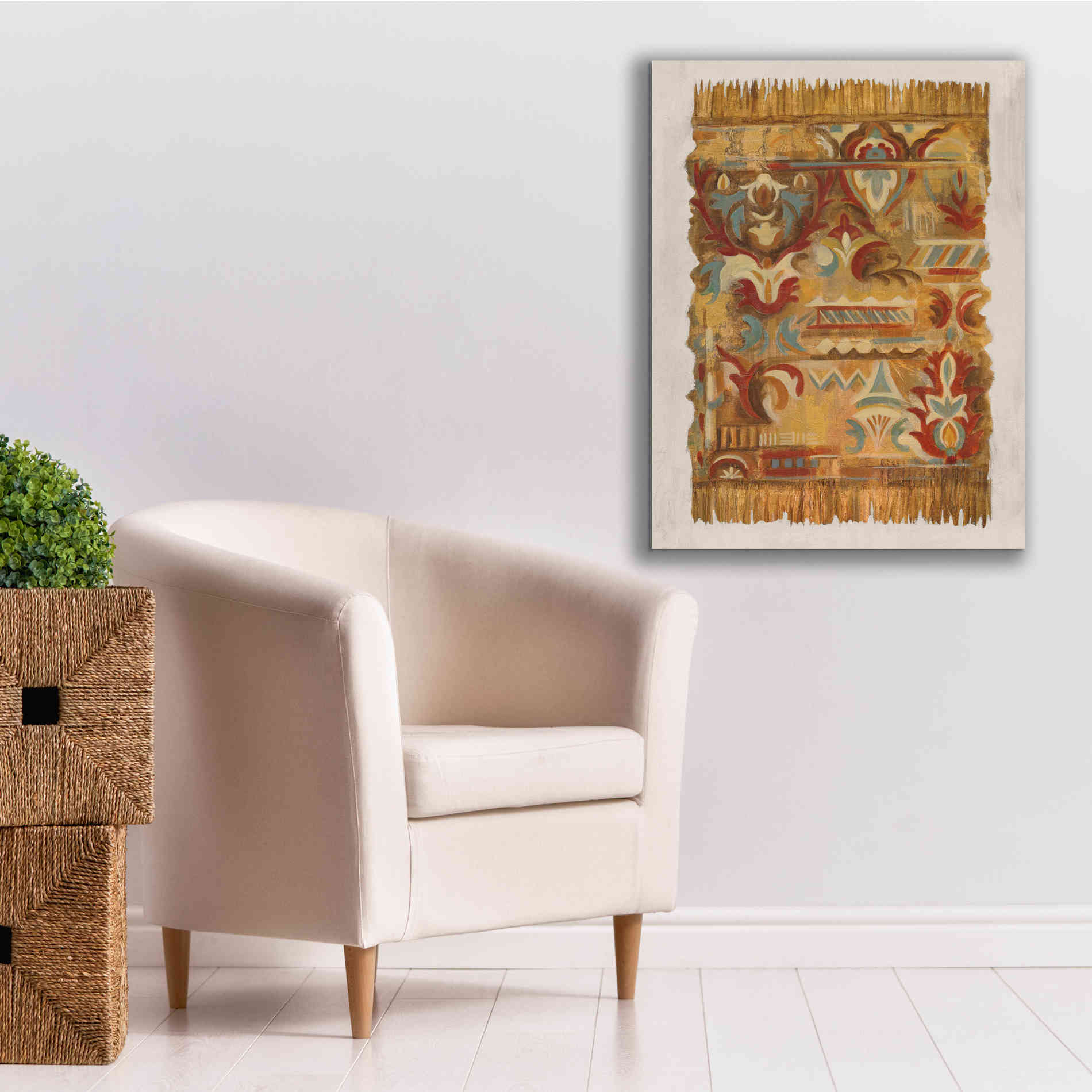 'Global Fragments II' by Silvia Vassileva, Canvas Wall Art,26 x 34