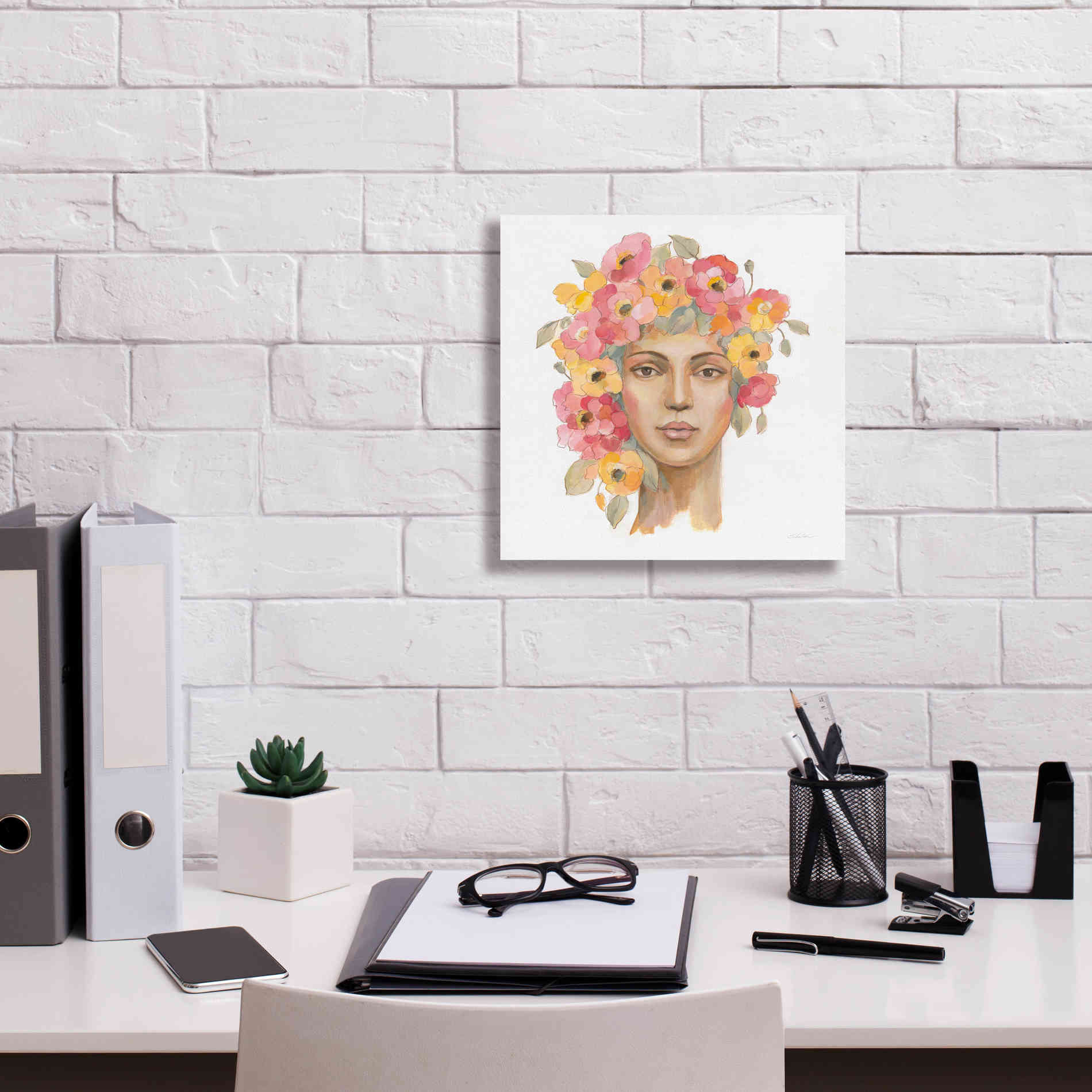 'International Woman I' by Silvia Vassileva, Canvas Wall Art,12 x 12