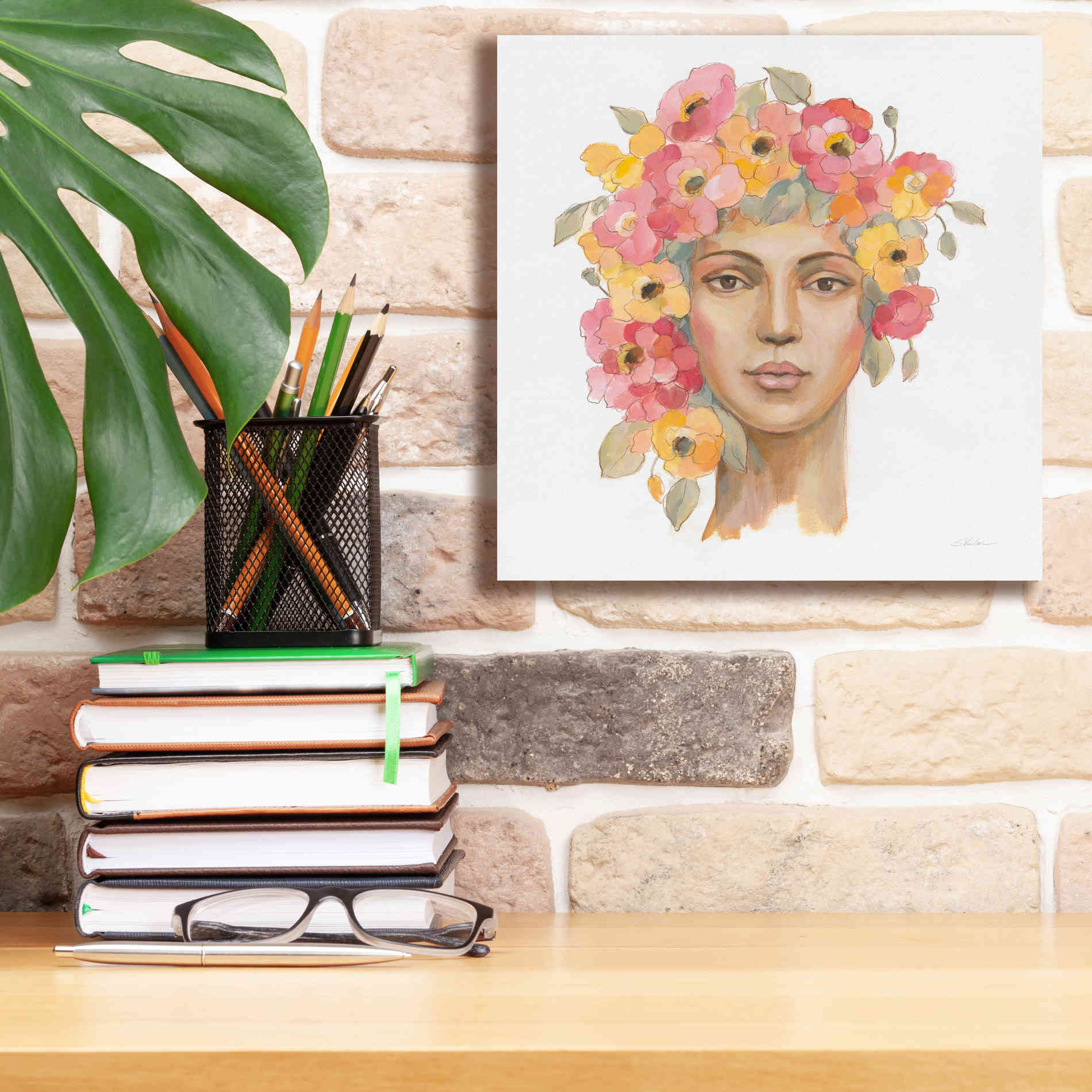 'International Woman I' by Silvia Vassileva, Canvas Wall Art,12 x 12