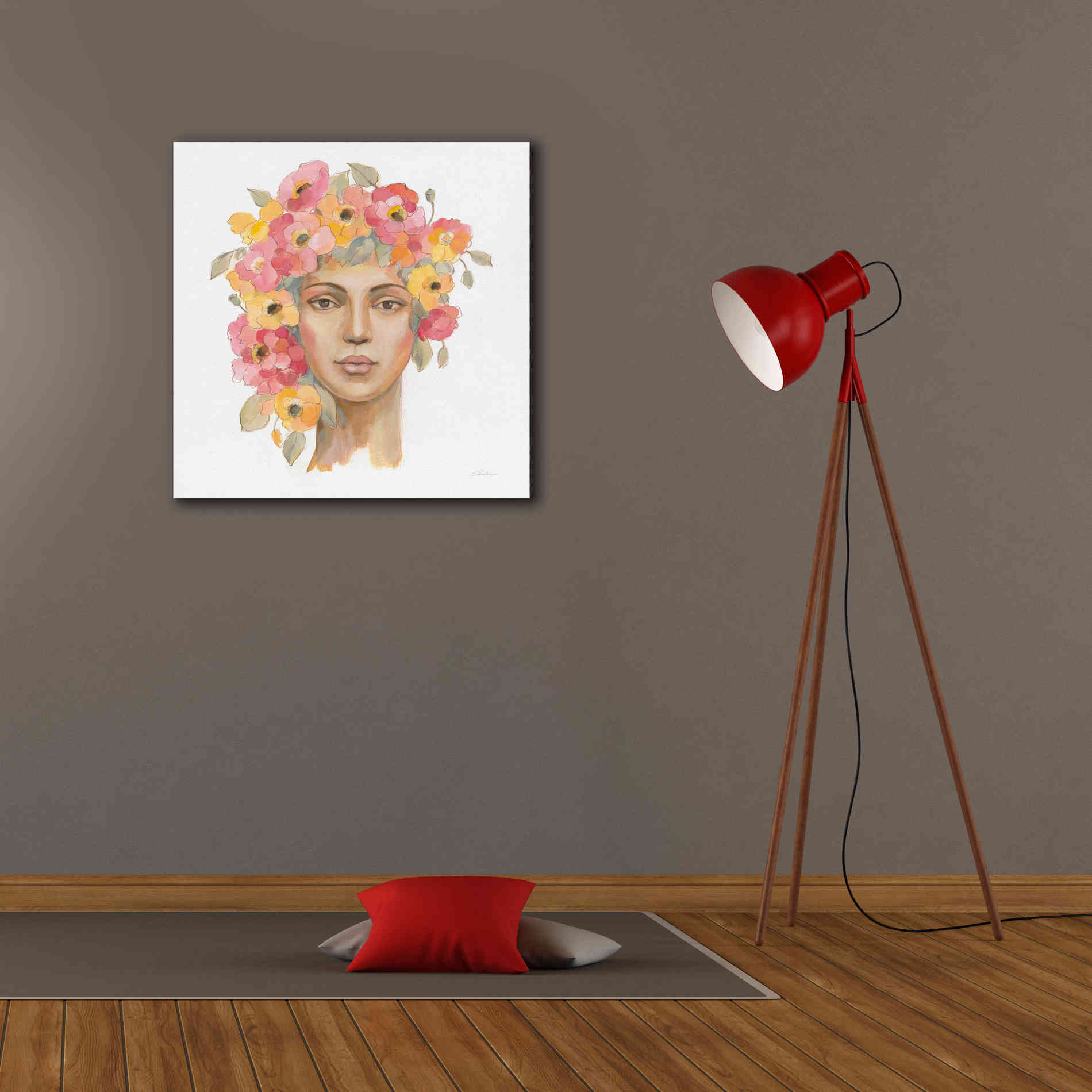 'International Woman I' by Silvia Vassileva, Canvas Wall Art,26 x 26