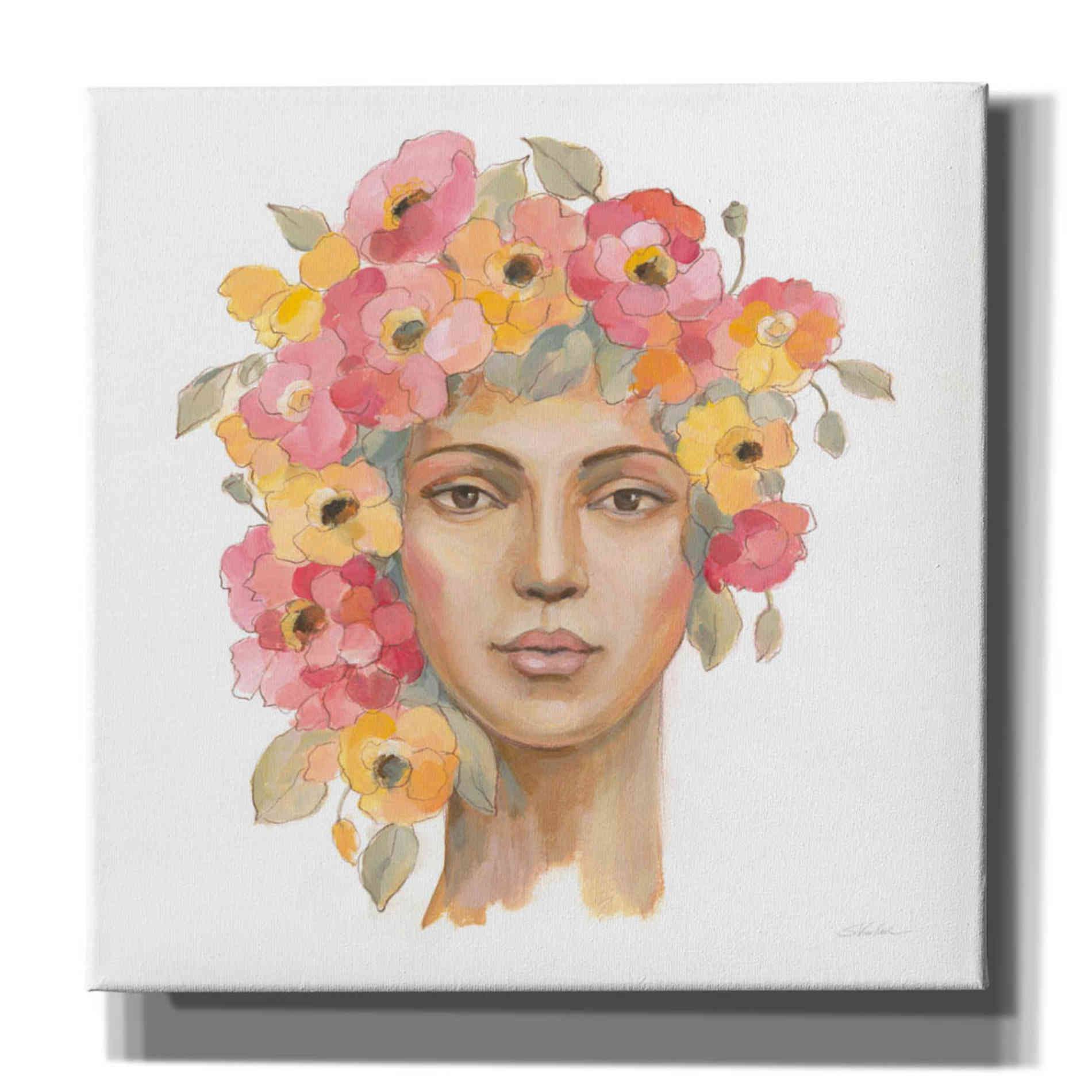 'International Woman I' by Silvia Vassileva, Canvas Wall Art,12x12x1.1x0,18x18x1.1x0,26x26x1.74x0,37x37x1.74x0