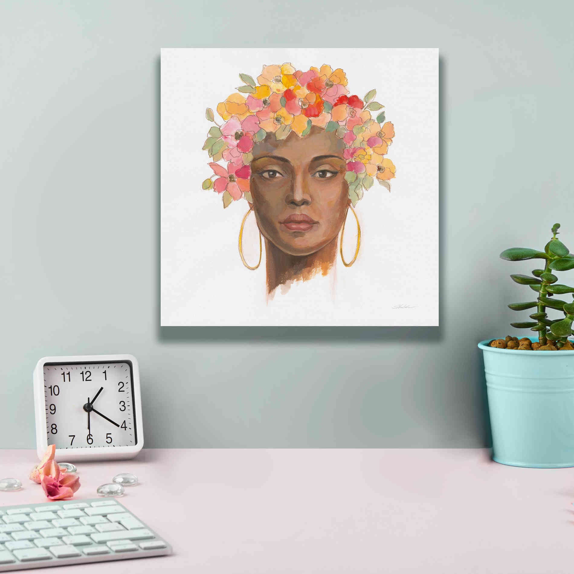 'International Woman II' by Silvia Vassileva, Canvas Wall Art,12 x 12