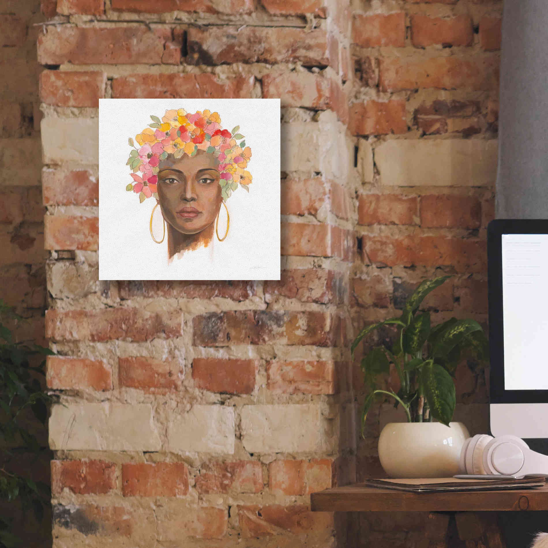 'International Woman II' by Silvia Vassileva, Canvas Wall Art,12 x 12