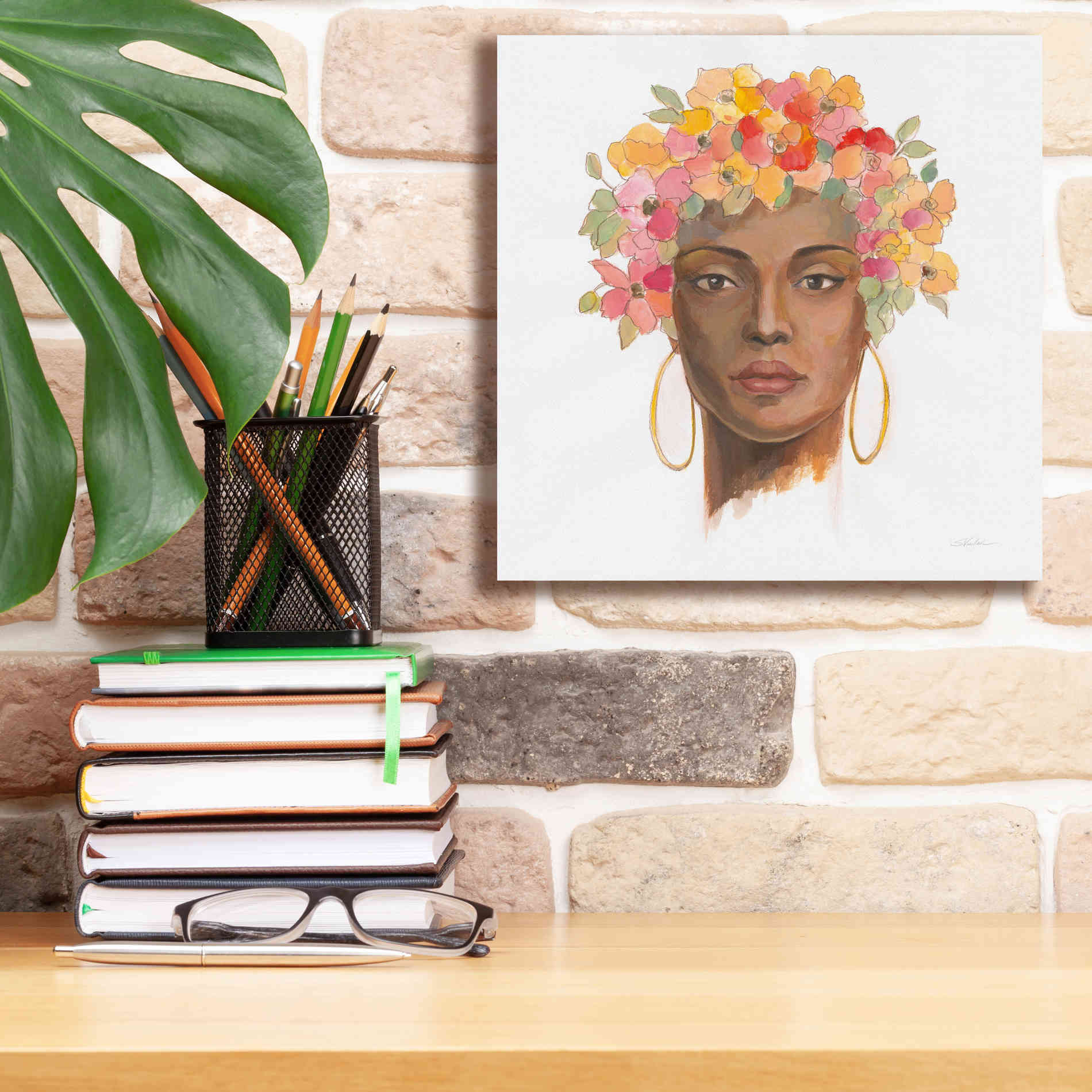 'International Woman II' by Silvia Vassileva, Canvas Wall Art,12 x 12