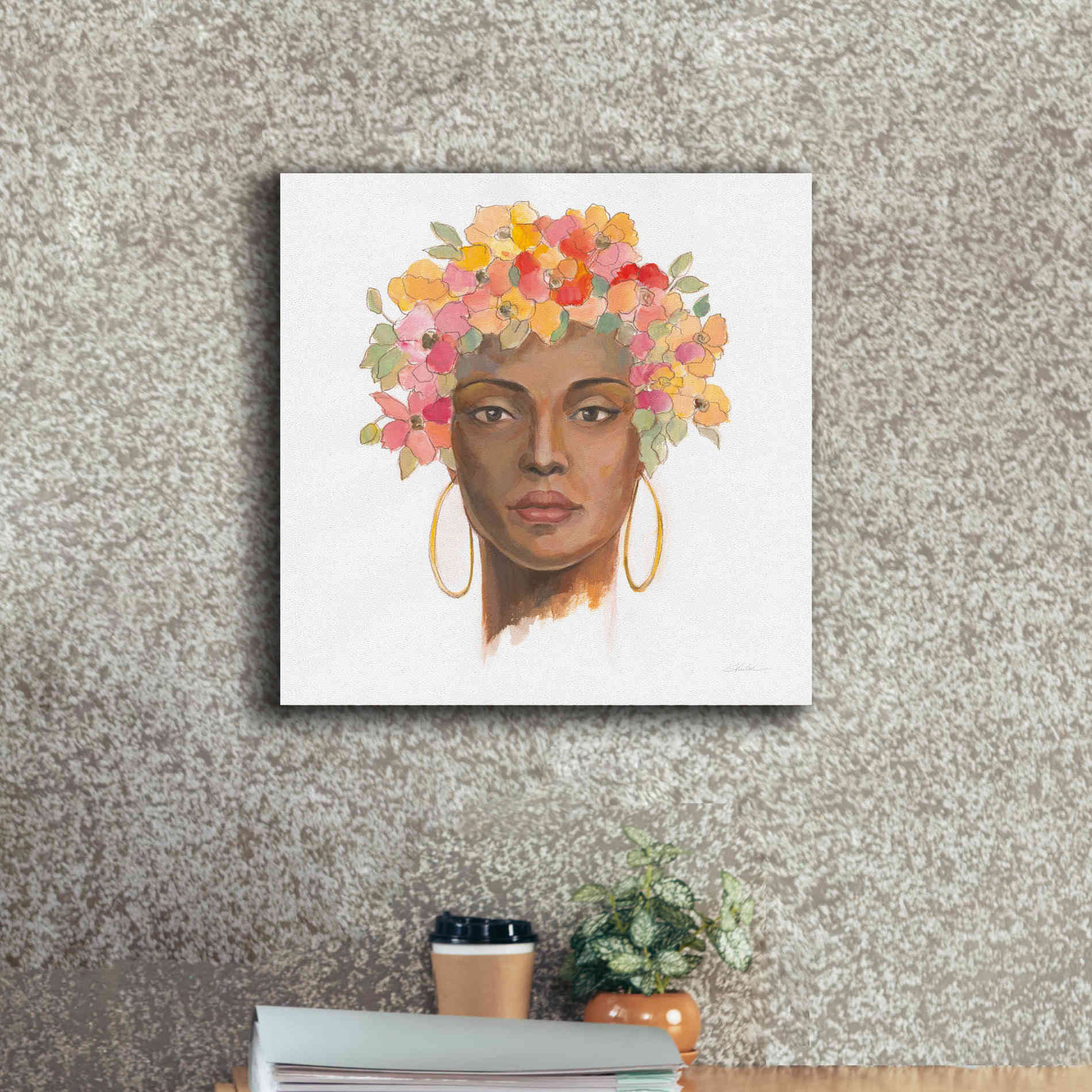 'International Woman II' by Silvia Vassileva, Canvas Wall Art,18 x 18